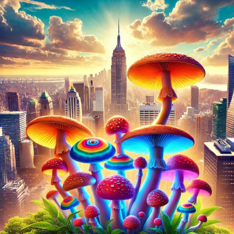 Psychedelic mushrooms in New York